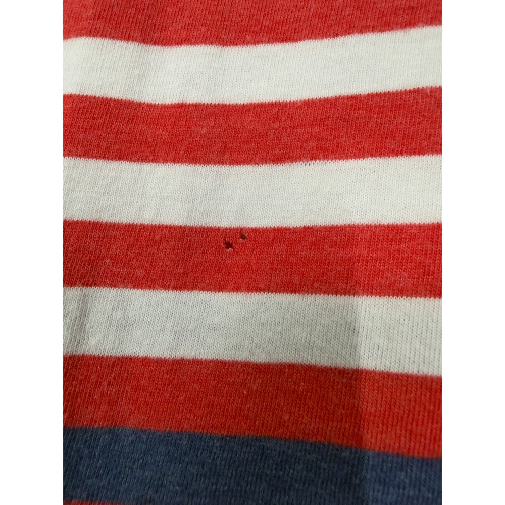 Mens Large American Eagle Red/White/Blue Striped Tank Top Beach USA *FLAW - Picture 7 of 10